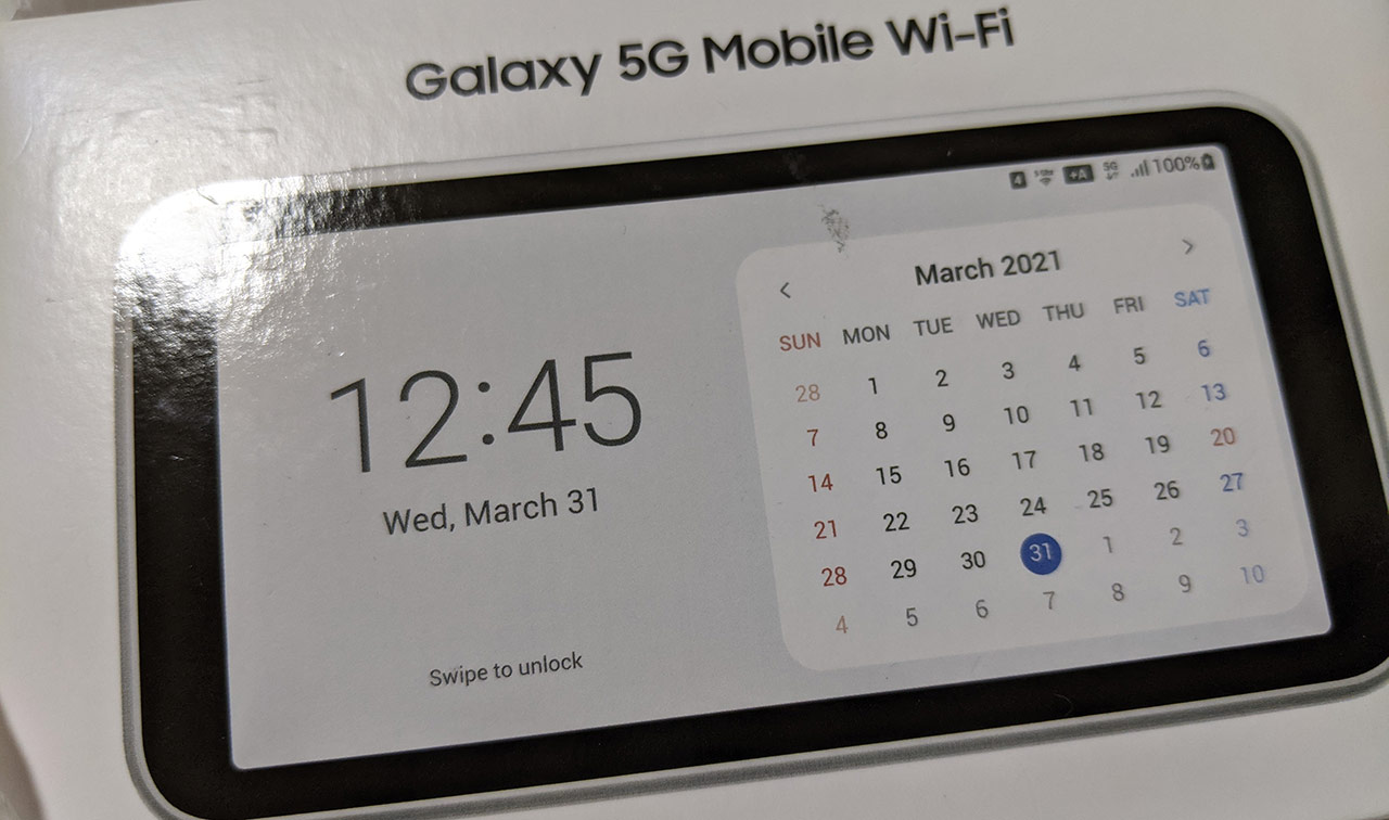 2022新作 Pre Autumn Galaxy 5G Mobile Wi-Fi SCR01SWU ホワイト